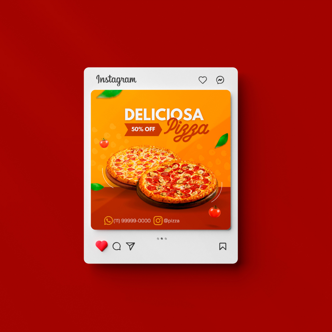 Arte digital – pizzaria