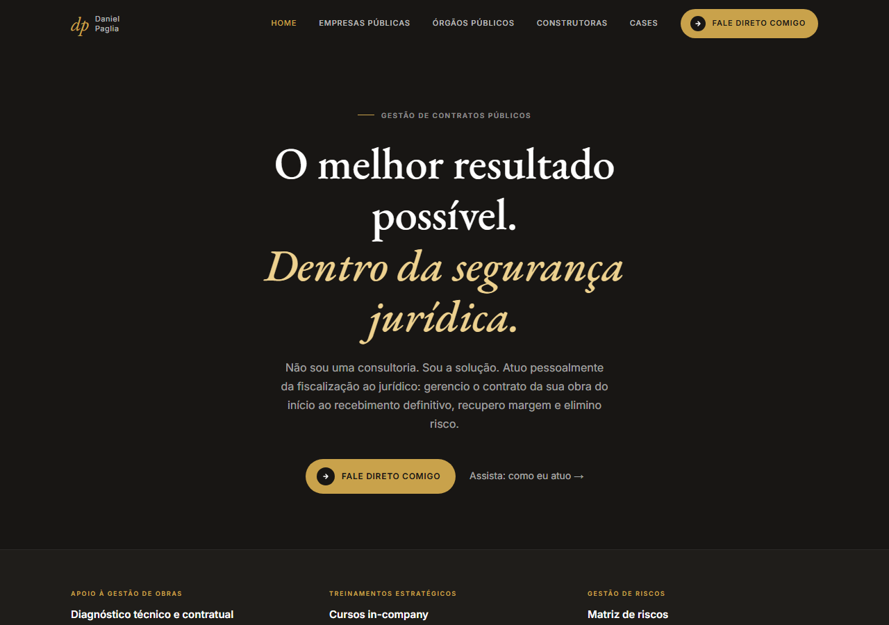 Site de Daniel Paglia
