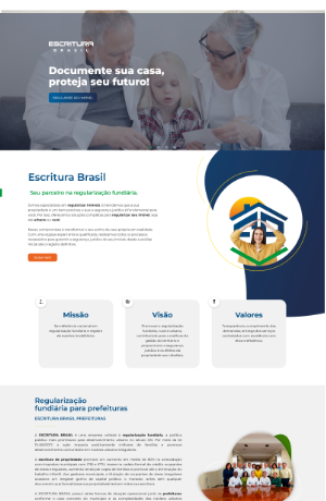 Projeto Escritura Brasil — Site