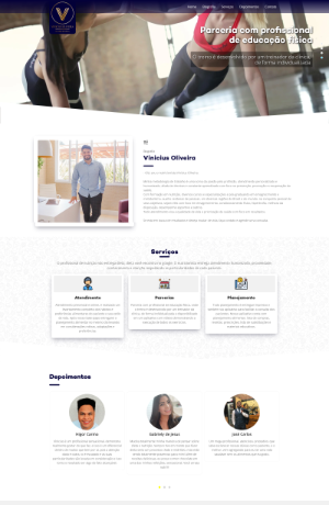 Projeto Vinicius Oliveira Nutri — Site