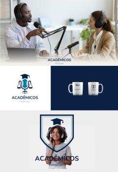 Projeto Acadêmicos Podcast — Identidade Visual